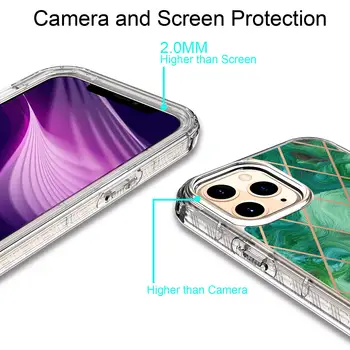 Združljiv Primerih za iPhone 12 Pro Max 12 Mini Jasno 360 Celotno Telo, Pokritost Silikonski Shockproof Defender Telefon Zaščitni Pokrov