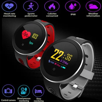 Višinomer Športna Zapestnica Alarm Opomnik Pametno Gledati Moške Termometer Pametne Ure za Android IOS Digitalne Ure za Moške
