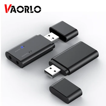 VAORLO USB 5.0 Brezžična tehnologija Bluetooth Adapter 2 v 1 Audio Bluetooth Oddajnik Sprejemnik Za Avto 3,5 mm Mini Stereo Za TV Headphon