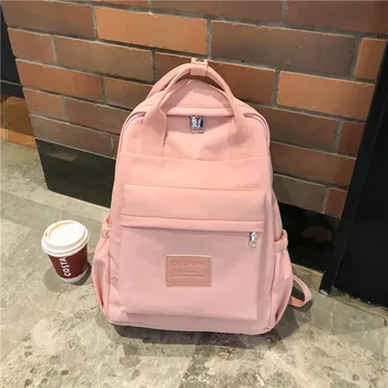 Nov slog nahrbtnik ženske prenosni večnamenski nahrbtnik barva dame torba moda kampusu šole vreča za nahrbtnik