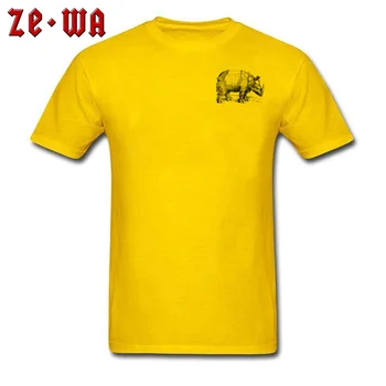 Najnovejše T-shirt Moški 3D T Shirt Nosoroga Iz Durer Umetnik Vrhovi Grafični Tees Kratek Rokav, Bombaž Tshirt Klasične Sive Obleke