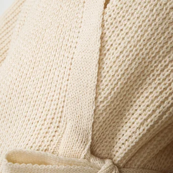 Ženski Pulover Skakalec 2020 Jeseni in Pozimi Moda Priložnostne V-neck Trak Plesti Pulover Puloverju Kratka Jopica za ženske oblačila