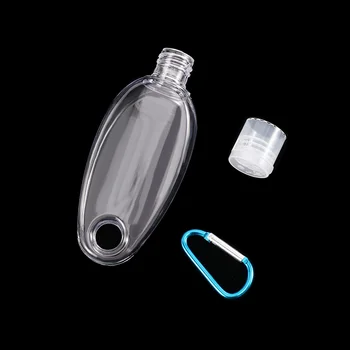 5 Kos 30/60ml Transparentne Prenosne Prazno Hand Sanitizer Steklenice s Kavljem Povratne Steklenice Kozmetični Posoda Za Milo