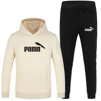 2020 novih moških priložnostne obrabe hoodie obleko znamke šport, moški/ženska majica + sweatpants jeseni in pozimi kapičastih pulover