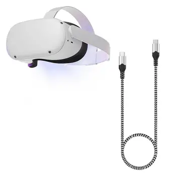 3M Podatkov Line napajalni Kabel Za Oculus Quest 2 VR Slušalke USB 3.1 Visoke Hitrosti Tipa C Prenos Podatkov Tip-C Kabel VR Dodatki