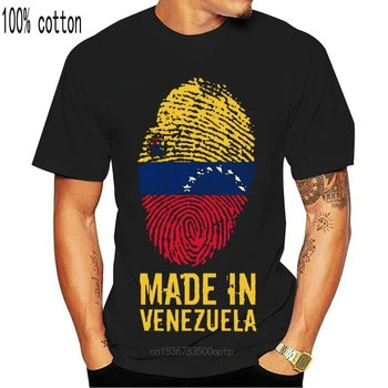 Dosežen V Venezueli Bolivar DNK Majica Bombaž Nov Modni O-Vratu Prilagodite Darilo Poletje Cool Črke T-Shirt