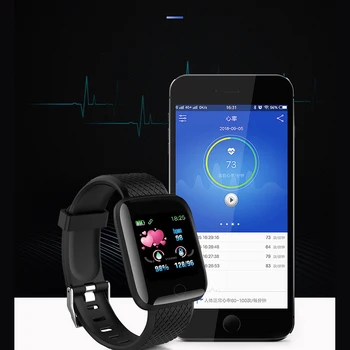 Pametno Gledati Srčni utrip Smart Manšeta Športne Ure Smart moški ženske Nepremočljiva Smartwatch za Android iOS Rogbid D13 116 plus