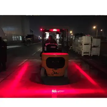 Fuleem 1PCS vodoodporna LED 30W Tovornjaka Viličarja Rdeča Modra LED Linearni Svetlobe Varnost Opozorilo Lučka Delovne Luči