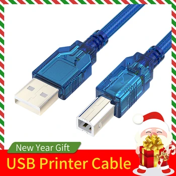 USB 2.0 Kabel Tiskalnika USB2.0 Tipa A, B Moški Dvojna Zaščita Optičnega Kabla Za HP Canon Epson Dell USB-B 1.5 3m 5 10 15 20 M