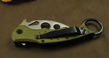Najnovejše Karambit Folding Nož 5Cr13 rezilo ABS ročaj Trener Usposabljanje Kampiranje žepni nož Taktično Noži, orodje EOS