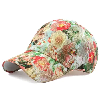 [YARBUU] Lady cvet tiskanja baseball skp 2018 nov modni visoke kakovosti priložnostne vrnitev žoge klobuk Pomlad kape za dekleta padec ladijskega prometa