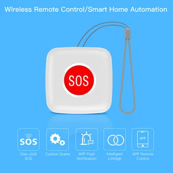 Tuya ZigBee SOS Gumb Senzor Alarm Starejših Otrok Alarma v Sili Pomoč Stikalo Tuya Smart Življenje App Remote Control