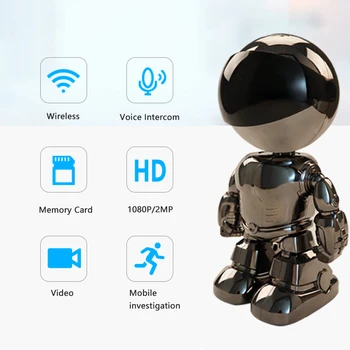 1080P Wifi IP Kamera Intelligent Auto Tracking Smart Robot CCTV Home Security Nadzor IP CCTV Kamere Zaprtih Baby Monitor