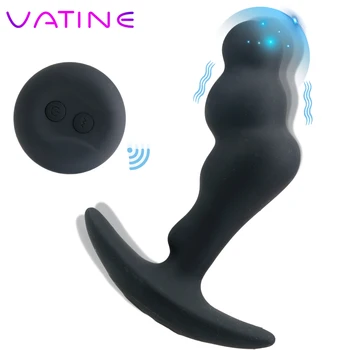 VATINE G Spot Vibrator Moški Masturbator z Brezžičnim Daljinskim Analni Čep, Vibrator Prostate Massager Adult Sex Igrače za Človeka