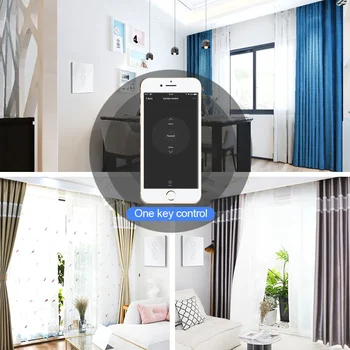 WiFi Smart Zavese Stikalo Smart Življenje za Električna Motorna Zavese Slepi roletnih Deluje z Alexa in Google Doma