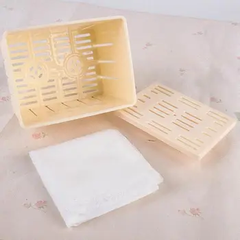 Tofu Box Kalup DIY Plastičnih Domače Tofu Maker Pritisnite Plesni Kit Soje Pritiskom Plesni S Sirom Kuhinje