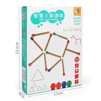 Otrok Modrost Lesa Matchstick Igrača Zabavno Interaktivno Matematiko Igrače za Otroke Logično Razmišljanje Usposabljanje Puzzle Igre