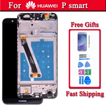Original Za Huawei P Smart Zaslon LCD, Zaslon na Dotik, Računalnike Zbora Za Huawei uživajte 7S LCD Z Okvirjem FIG LA1 LX1 L21 L22