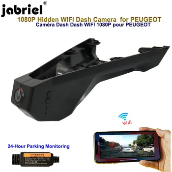 Jabriel 1080P Skrite dash cam Wifi avto dvr Avto Kamera za PEUGEOT 4008 5008 Citroen c5 x7 aircross berlingo 2016 2018 2019