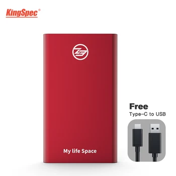 KingSpec Prenosni Zunanji SSD trdi disk SSD 120GB SSD 240GB 480GB 960GB SSD trdi disk 1TB hdd za prenosni računalnik z ukazom C USB 3.1