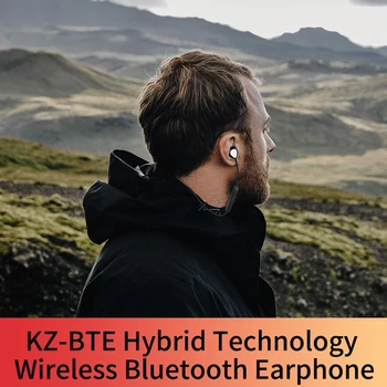 KZ BTE 1DD+1BA APTX Športne Slušalke Bluetooth Slušalke/Brezžične Slušalke HIFI Bas Čepkov za telefone in glasbo, slušalke