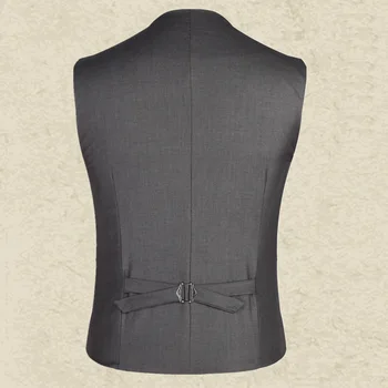 2020 Nov Prihod Obleko Majice Za Moške, Slim Fit Mens Obleko Telovnik Moški Waistcoat Gilet Homme Priložnostne Brez Rokavov Formalno Podjetja Jakna