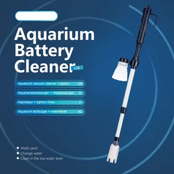Samodejno Vode Menjalec Aquarium Fish Tank Električni Pesek Pranje Nastavljiv Gramoz Čistilo Vzmet Kanalizacije Sesalna Čiščenje Orodja