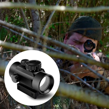 Taktično Rdeča Zelena Pika Pogled Področje Holografski Pogled 1x30 Lov Svetlobe Riflescope Optika Lov Obsegov Pištolo Opremo