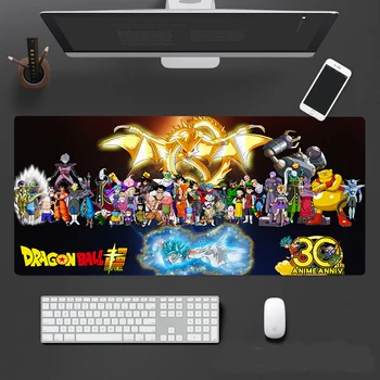 Goku Anime Mouse Pad Velike Gaming Mouse Pad Visoke Kakovosti Overlock Vbod Gume Mouse Pad Božično Darilo