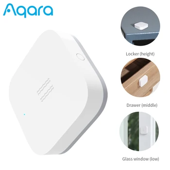 Aqara Smart Vibracije Senzor za Zaznavanje Alarm ZigBee Senzor za električni Udar Aqara Senzor Gibanja, Zgrajena V Žiro Za Xiaomi Mijia Homekit APP