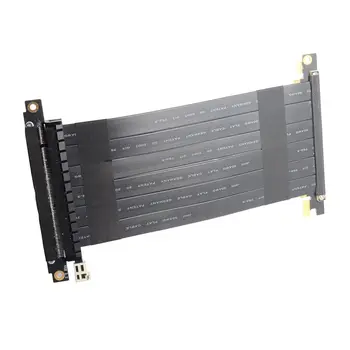 185mm PCIe 3.0 x16 16X, da 16X Ožičenje, ki je primerna za ITX formata A4 Motherboard Primeru Dvojno Povratne Grafične Kartice Podaljšek 18,5 cm