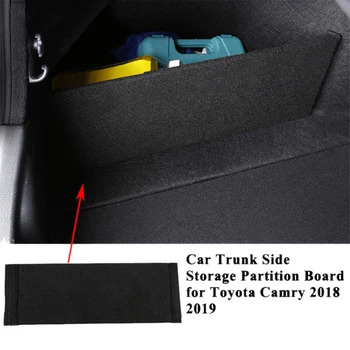 2Pcs Prtljažniku Avtomobila Strani Skladiščenje Organizator Odbor Prtljažnik za Shranjevanje Ploščo Plank Pribor za Toyota Camry 2018 2019