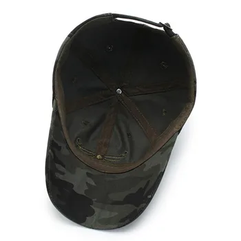 XdanqinX novih moških maskirno kapo bombaž baseball caps za moške, ženske nastavljiv žensk priložnostne šport vrnitev žoge skp vojske klobuki