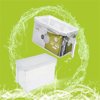 BPA Free Kuhinja Pregleden Škatla za Shranjevanje Zrna Fižola Shranjevanje Zaprti Organizator Hrano, Posodo, Hladilnik, Škatle za Shranjevanje