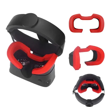 VR Slušalke Silikonski Dihanje Lahki Mehko Oči Kritje Prenosni Nadomestne Dele Obraza Pad Udobno za Oculus Rift S