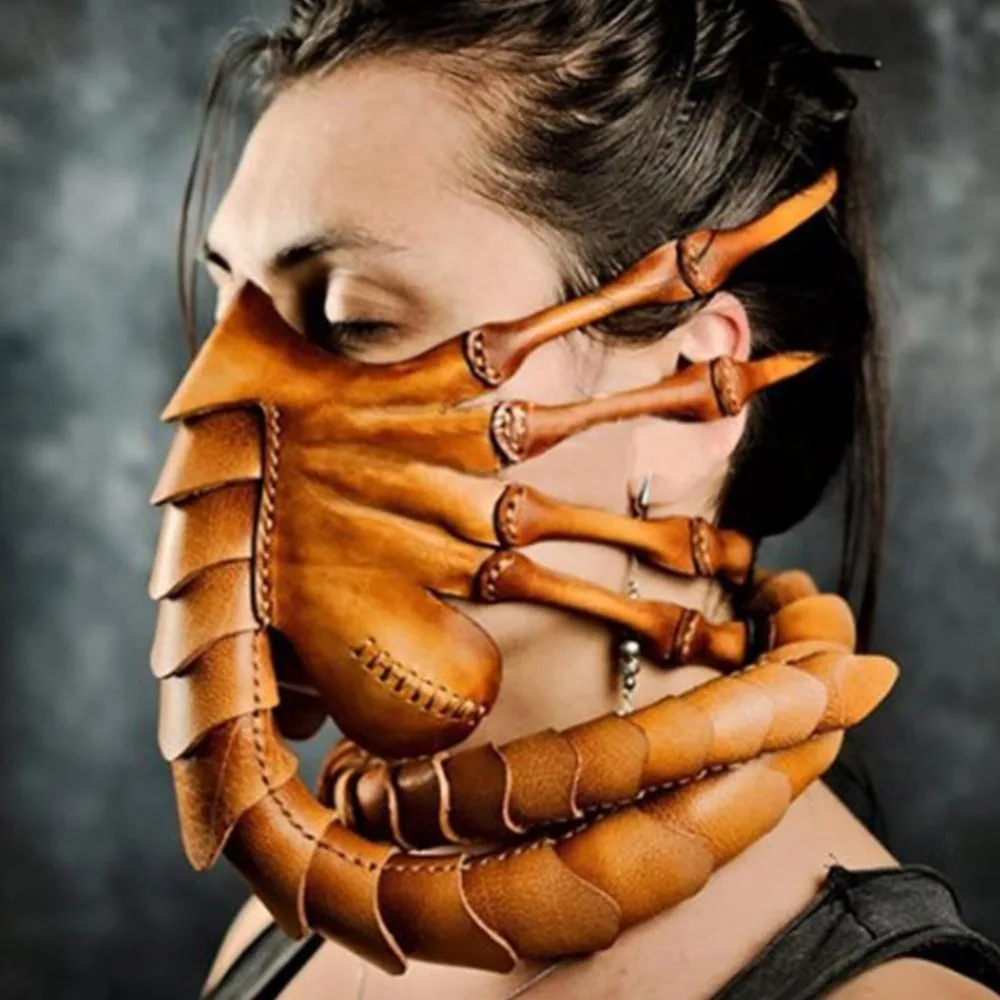 Halloween Scary Smešne Maske, Film In Televizijo Rekviziti Tujec Maske Groze, Scorpions Maske Igranje Vlog Strank, Smešne Maske
